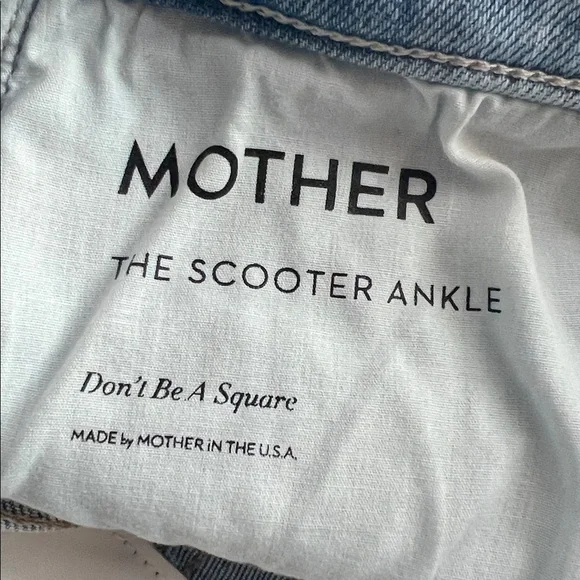 MOTHER - Superior- Scooter Ankle Jean- Dont be a Square- 25 - Picture 7 of 8